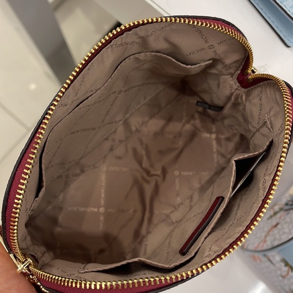 MICHAEL KORS Jet Set Medium Logo Dome Satchel Mulberry Multi - Picture 11 of 16